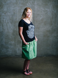 Knee Length Macabi Skirt